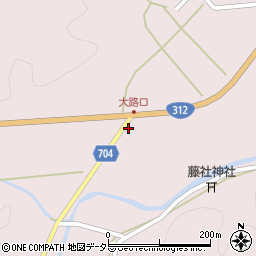 京都府京丹後市峰山町鱒留884周辺の地図
