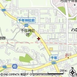 神奈川県川崎市高津区千年543周辺の地図