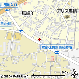 川崎工苑建設株式会社周辺の地図
