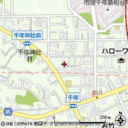 神奈川県川崎市高津区千年666周辺の地図