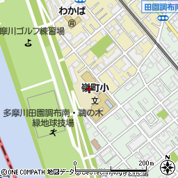 東京都大田区田園調布南6周辺の地図