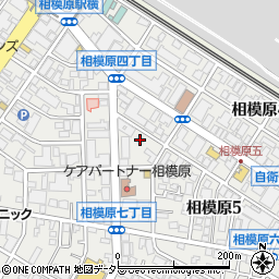 神奈川県相模原市中央区相模原5丁目2周辺の地図