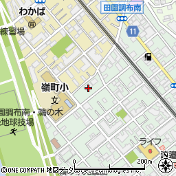 東京都大田区鵜の木3丁目20周辺の地図