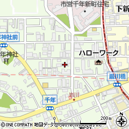 神奈川県川崎市高津区千年677周辺の地図