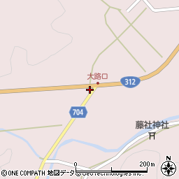 京都府京丹後市峰山町鱒留119周辺の地図