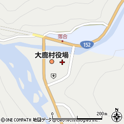 大鹿村在宅介護支援センター周辺の地図