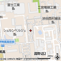 神奈川県相模原市中央区淵野辺2丁目13周辺の地図