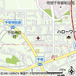 神奈川県川崎市高津区千年668-2周辺の地図