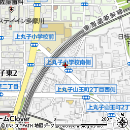 セブンイレブン川崎山王町１丁目店周辺の地図