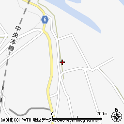 岐阜県中津川市坂下215周辺の地図