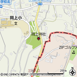 岡上神社周辺の地図