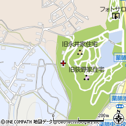野津田薬師堂周辺の地図