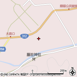 京都府京丹後市峰山町鱒留417周辺の地図