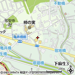 神奈川県川崎市麻生区上麻生周辺の地図