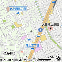 東京都大田区久が原5丁目13周辺の地図