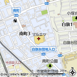 マルエツ蘇我南町店周辺の地図