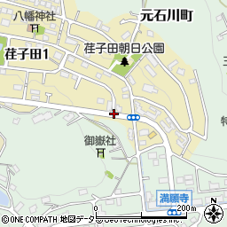 荏子田一周辺の地図