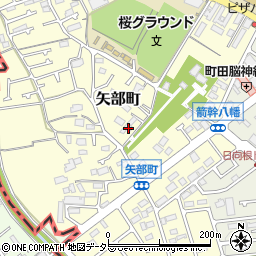 東京都町田市矢部町2664周辺の地図