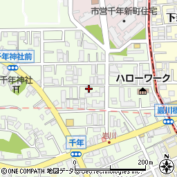 神奈川県川崎市高津区千年676周辺の地図