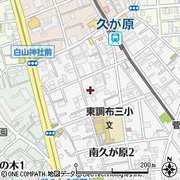 東京都大田区南久が原2丁目11-25周辺の地図