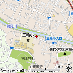 東京都町田市三輪町339周辺の地図