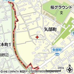 東京都町田市矢部町2651周辺の地図