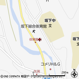 岐阜県中津川市坂下1506周辺の地図