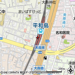 みずほ銀行京急ストア平和島店 ＡＴＭ周辺の地図