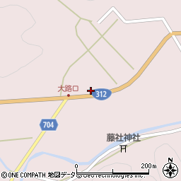 京都府京丹後市峰山町鱒留847周辺の地図