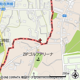 岡上栗畑公園周辺の地図