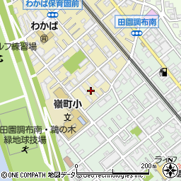 東京都大田区田園調布南5周辺の地図