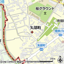 東京都町田市矢部町2701周辺の地図