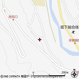 岐阜県中津川市坂下2425周辺の地図