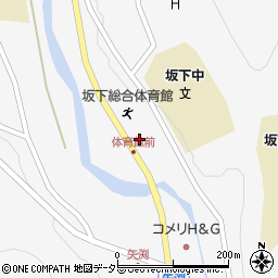 岐阜県中津川市坂下1509周辺の地図