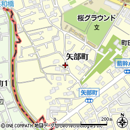 東京都町田市矢部町2656周辺の地図