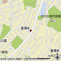 東京都町田市金井6丁目32-16周辺の地図