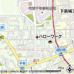 神奈川県川崎市高津区千年714周辺の地図