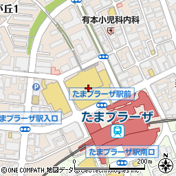 東急百貨店たまプラーザ店周辺の地図