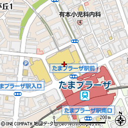 東急百貨店　たまプラーザ店Ｉユニット周辺の地図