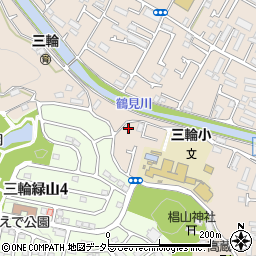 東京都町田市三輪町349周辺の地図