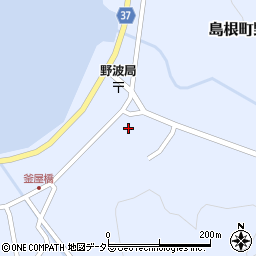 島根県松江市島根町野波1102周辺の地図