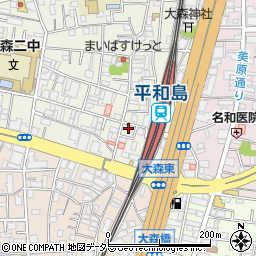 平一郎焼肉 平和島本店周辺の地図
