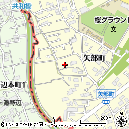 東京都町田市矢部町2647周辺の地図