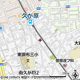 東京都大田区南久が原2丁目13-5周辺の地図