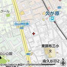 東京都大田区南久が原2丁目9-15周辺の地図