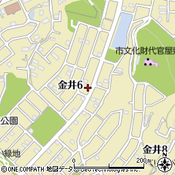 東京都町田市金井6丁目32-15周辺の地図