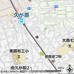 東京都大田区南久が原2丁目5-18周辺の地図