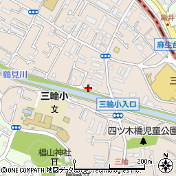 東京都町田市三輪町249周辺の地図