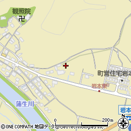 鳥取県岩美郡岩美町岩本周辺の地図