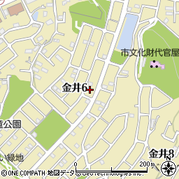 東京都町田市金井6丁目32-2周辺の地図